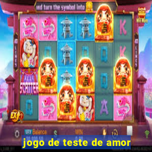 jogo de teste de amor