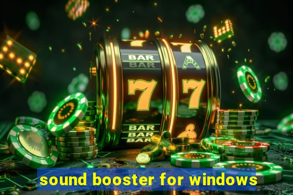 sound booster for windows