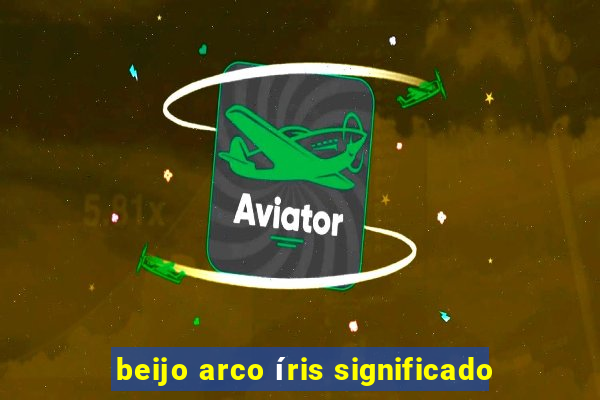 beijo arco íris significado