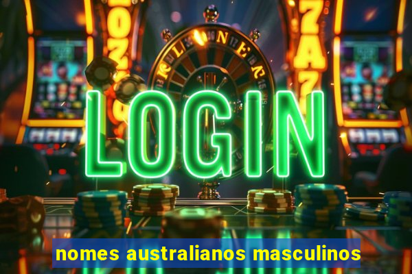 nomes australianos masculinos